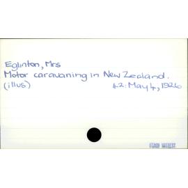 Eglinton, Mrs
