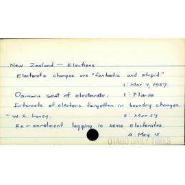 New Zealand - Elections