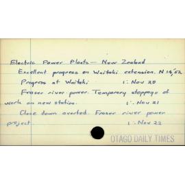 Electric Power Plants - New Zealand