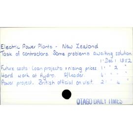 Electric Power Plants - New Zealand