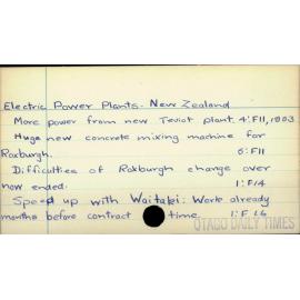 Electric Power Plants - New Zealand