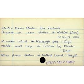 Electric Power Plants - New Zealand