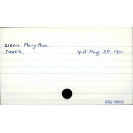 Elson, Mary Ann