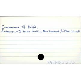 Endeavour III (ship)
