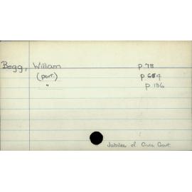 Begg, William