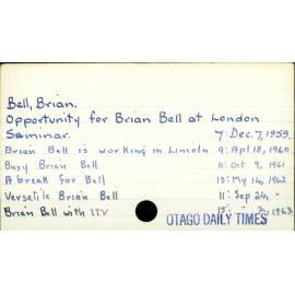 Bell, Brian