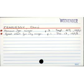 FENNESSY, Chris