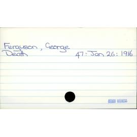 Ferguson, George