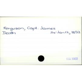 Ferguson, Capt. James