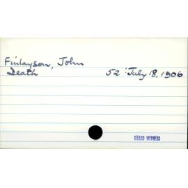 Finlayson, John