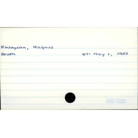 Finlayson, Magnus