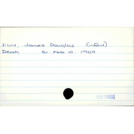 Flint, James Douglas (infant)