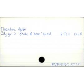 Flockton, Helen