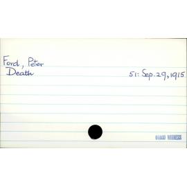 Ford, Peter