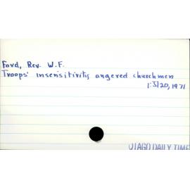 Ford, Rev. W. F.