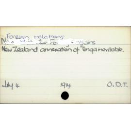Foreign Relations