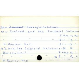 Foreign Relations