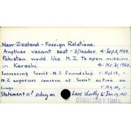 Foreign Relations