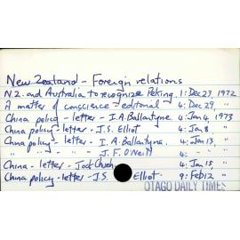 Foreign Relations