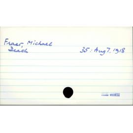 Fraer, Michael