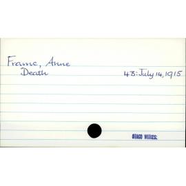 Frame, Anne