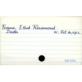 Frame, Ethel Rosamond