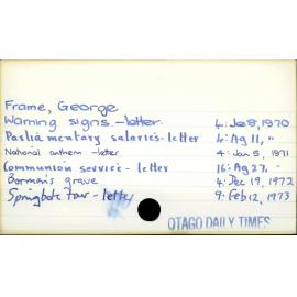 Frame, George