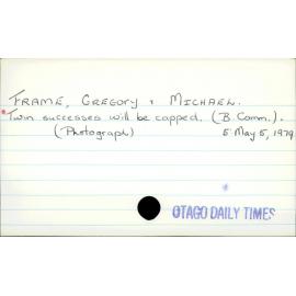 Frame, Gregory & Michael
