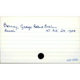 Berney, George Robert Boehm