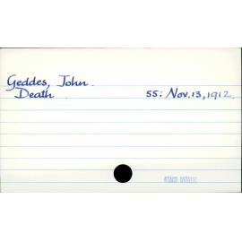 Geddes, John