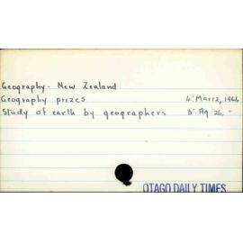 Geography - New Zealand