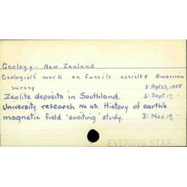 Geology - New Zealand