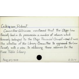 Gilkison, Robert