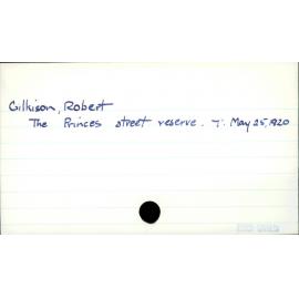 Gilkison, Robert