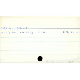 Gilkison, Robert