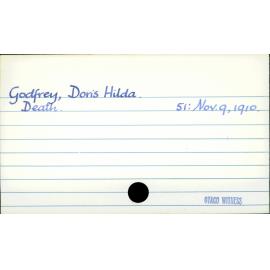 Godfrey, Doris Hilda