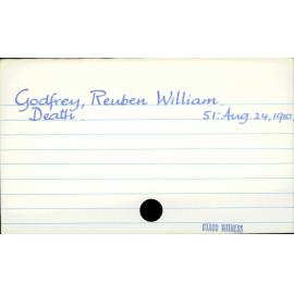 Godfrey, Reuben William