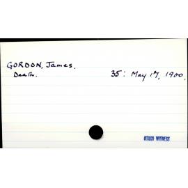 Gordon, James