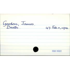 Gordon, James