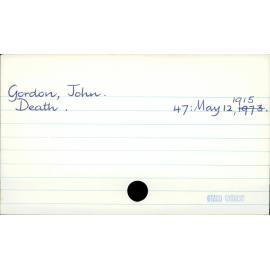 Gordon, John