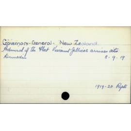 Governors General - New Zealand