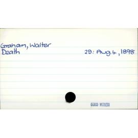 Graham, Walter