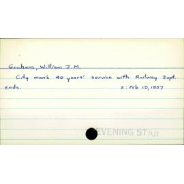 Graham, William J. M.