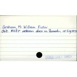 Graham, Mr William Victor