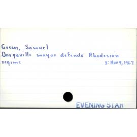 Green, Samuel