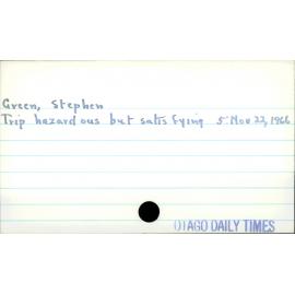 Green, Stephen