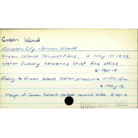 Dunedin City - Green Island