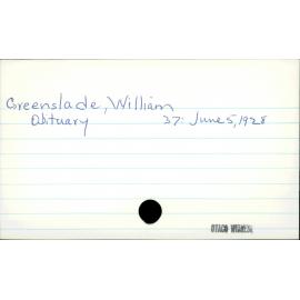 Greenslade, William