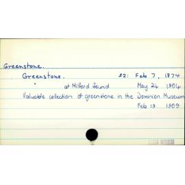 Greenstone.