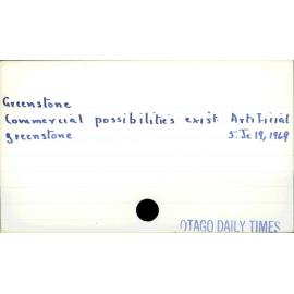Greenstone